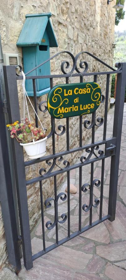 "La Casa Di Maria Luce" Con Terrazza Panoramica Lägenhet Gaiole in Chianti Exteriör bild