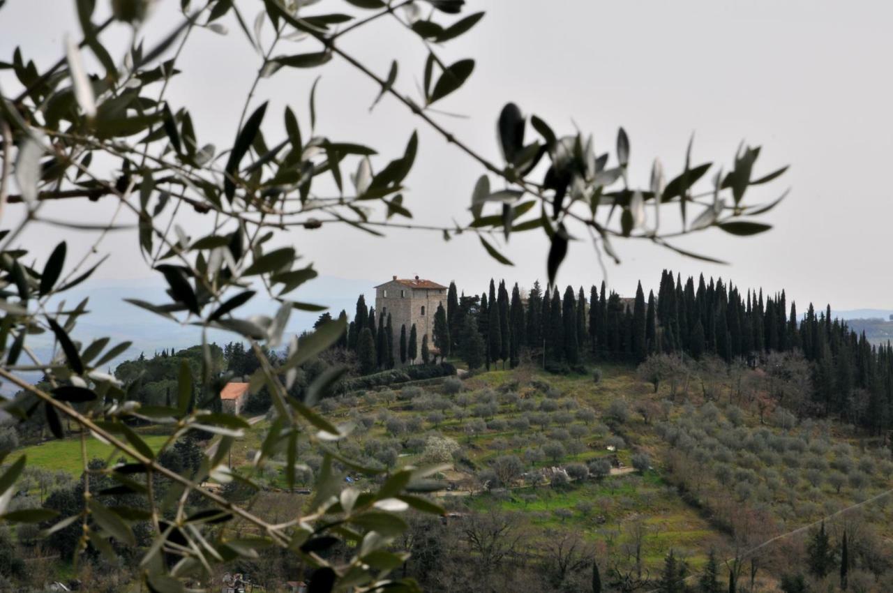 "La Casa Di Maria Luce" Con Terrazza Panoramica Lägenhet Gaiole in Chianti Exteriör bild
