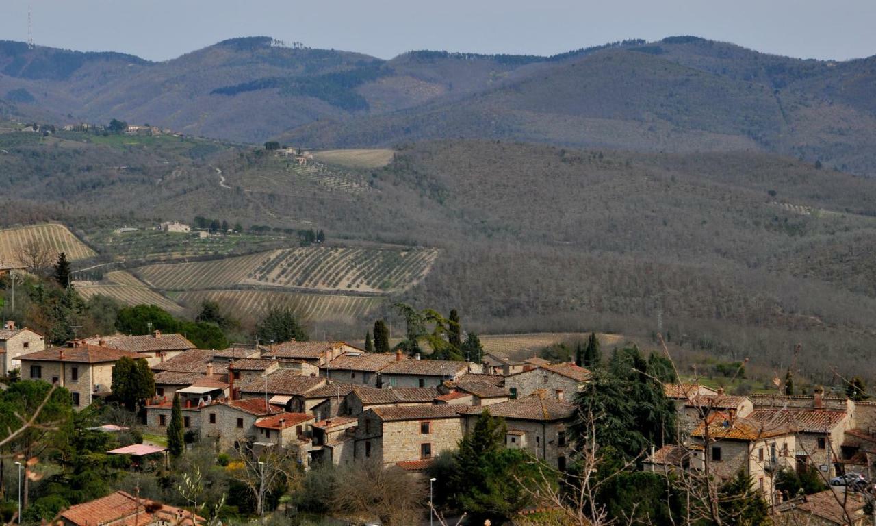 "La Casa Di Maria Luce" Con Terrazza Panoramica Lägenhet Gaiole in Chianti Exteriör bild